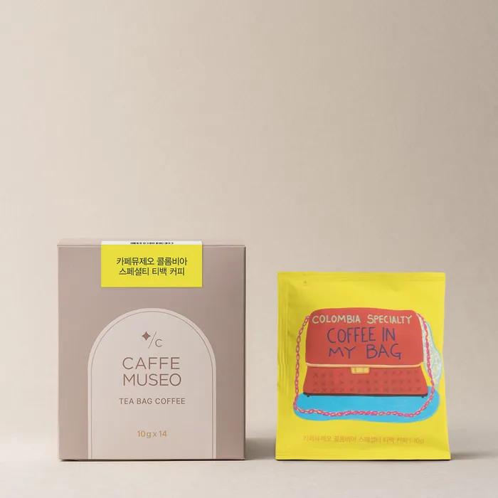 Cafe Museo Colombia Specialty Tea Bag Coffee 14EA