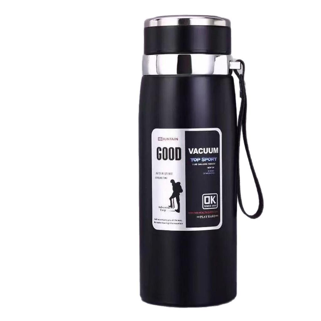 Stainless Steel Insulated Thermos Cup: Large Capacity, Portable for Tea & Water - Perfect for Men and Women, Ideal for Outdoor, Car, and Office Use