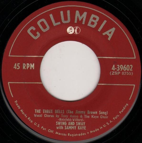 

7inch Record SWING SWAY SAMMY KAYE The Three Bells I Only Have One L 439602 Columbia 1951 US Pop Used