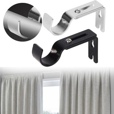 Vorhangstangenhalter Gardinenstangenhalter für Wand Verstellbare Vorhangstangenhalter Stangenhalter
