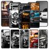 Black White Car Phone Case For Realme 13 12 10 9 8 7 GT3 GT5 GT2 Pro Plus 5G C21 C25 C35 GT Neo 2 3 3T 5 Cover