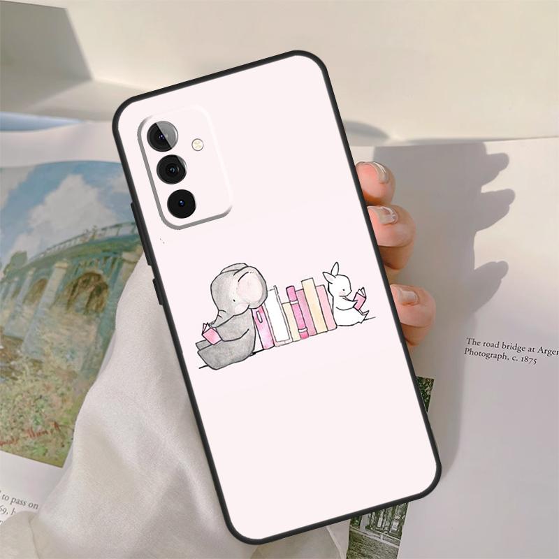 Cute Elephant Case For Samsung Galaxy A55 A35 A15 A32 A12 A22 A52 A06 A54 A34 A14 A56 A36 A26 A16 A13 A53