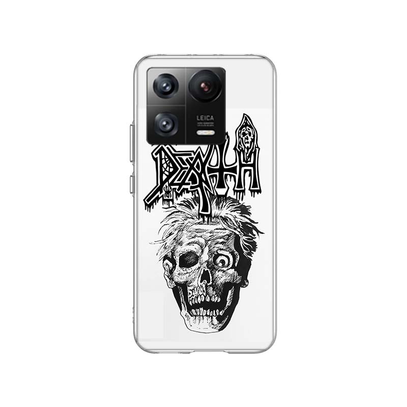 Metal Band D-Death Phone Case For Xiaomi Poco F7 Ultra X7 X6 M8 M7 M6 M4 M3 Pro X4 Mi 15 15T 14 14T 12T 12S 10T Pro 12 11 Lite C