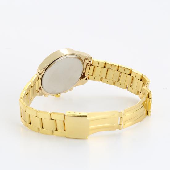 Dámské módní náramkové náramkové hodinky z nerezové oceli s lesklým kamínkem