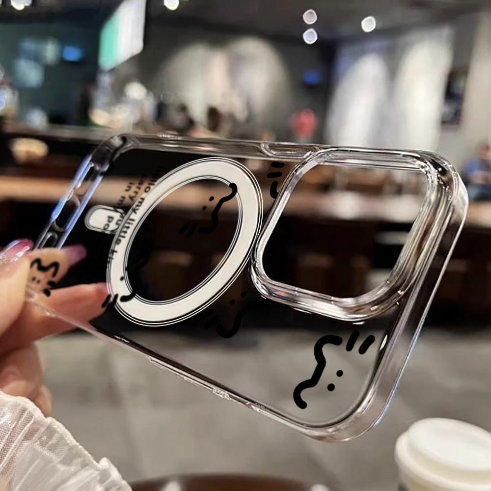 Magnetic Phone Case for iPhone 12 14 16 17 Pro 17 16 15 14 13 12 Pro Max  12 13 14 15  16 High Quality Shockproof Shell Full Protection Cute Style