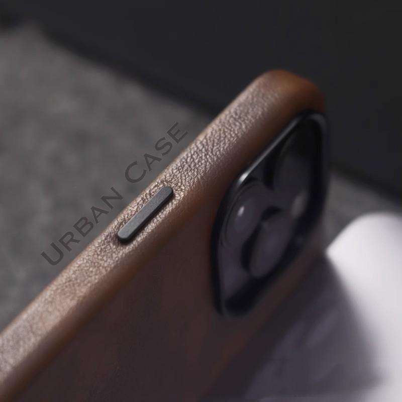 Retro High-end Leather Texture Magnetic Case For iPhone 16Pro Max 15 Pro 14 13 12Pro Max Crazy Horse Texture Luxury Case 16plus