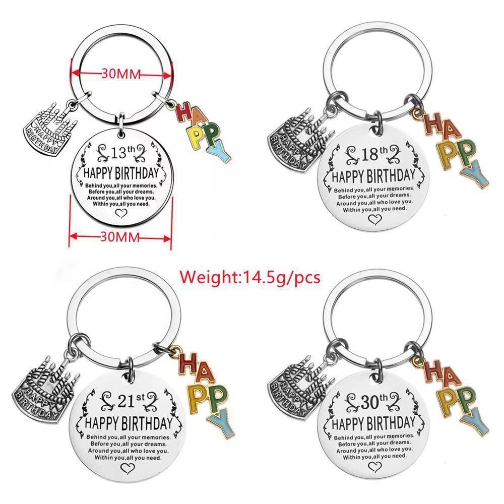 Charming Happy Birthday Cake Key Holder Unique Metal Accessory Ideal For Celebrations And Events