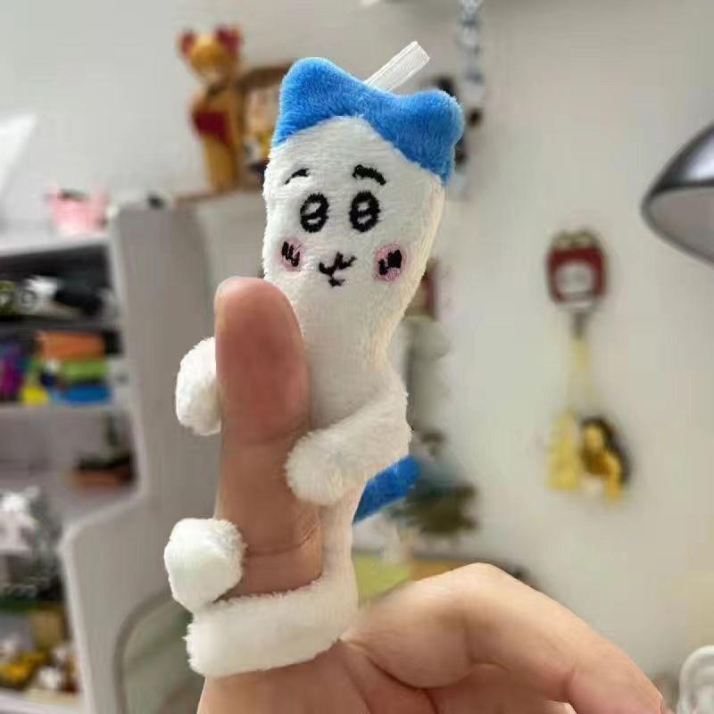 Chiikawas 10Cm Doll Kawaii Hachiware Anime Cute Usagi Cartoon Bag Mobile Plush Doll Schoolbag Pendent Toys Girls Gifts