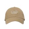 DOYOUKNOWMC ALL SEASON Pearl Stud Symbol Logo Soft Type Camel Beige Ball Cap