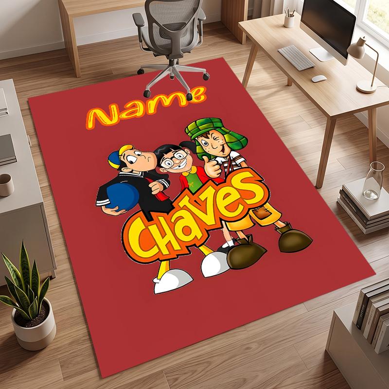 El Chavo (1) Personalized name Office Carpet Stylish Decor for Living Room Bedroom Kitchen