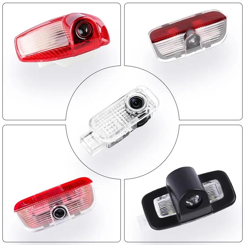 2 pieces LED Car Logo Laser Projector Shadow Welcome Lamps For Macan Cayenne S 911 Boxster Cayman Panamera S4 Accessories Pattern 1