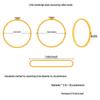 Durable High Elastic Yellow Rubber Bands