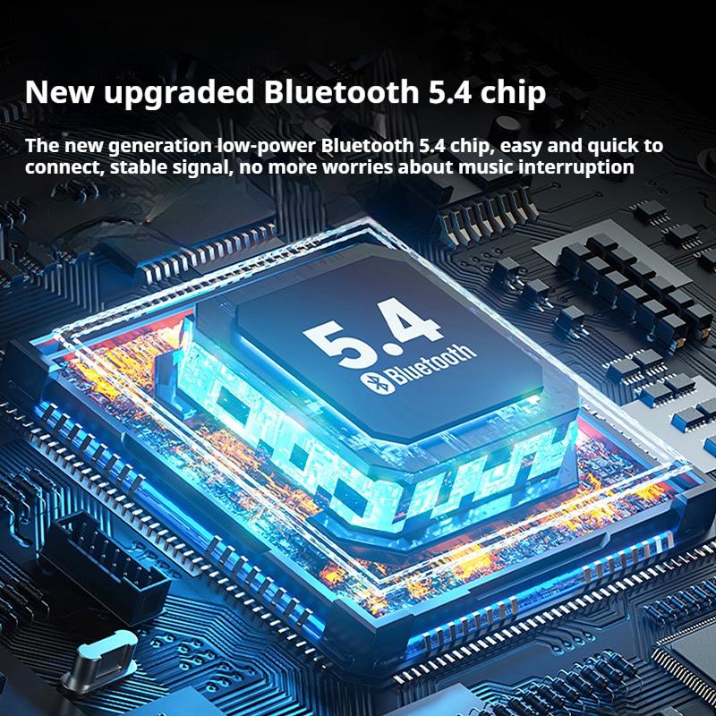 NEW Long Endurance Bluetooth Earphones Surround Sound Earbuds LED Wireless Headphones Sports Gaming Neckband Waterproof Headsets