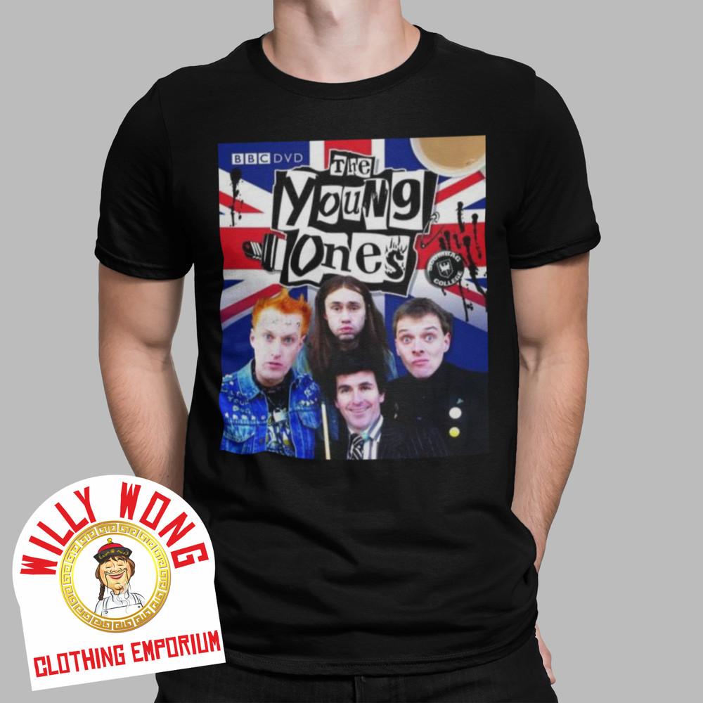 Rik Mayall Young Ones T-SHIRT Funny BBC Comedy 100% retro gift Anarchy Geek Unisex T-Shirt M