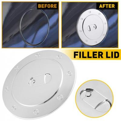 Fuel Filler Tank Cover Door Gas Cap Trim Fits For Chevy Silverado Tahoe Suburban