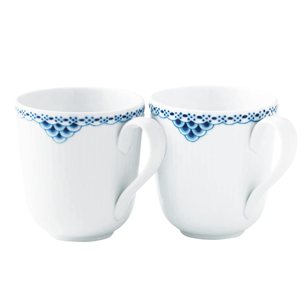 Imported Royal Copenhagen Princess Pair Mug 280ml Wedding Gift 1020521 [Regular Product]