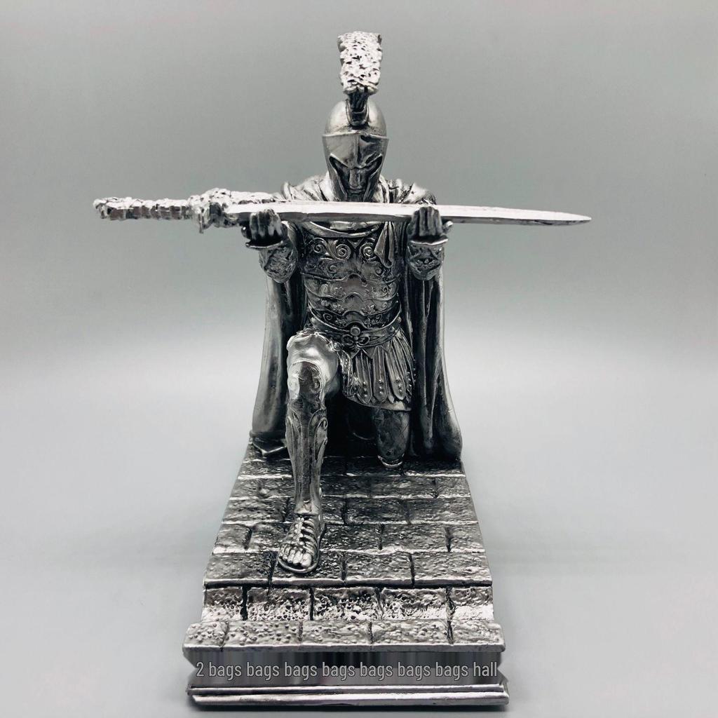 Executive Bronze Warrior Pen and Phone Holder