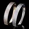 Light Luxury Open-face Women's Fashionable Simple and High-end Zircon Bracelets Couple Style Bracelet