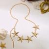 Ocean Style Vintage Metal Star Starfish Waist Belly Belt Chain for Women Fashion Boho Summer Beach Bikini Body Jewelry Accessory