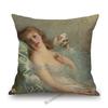Royal Court Classic European Elegant Duchess Lady Madame Woman Noble Decorative Antique Style Sofa Pillow Case Cushion Cover