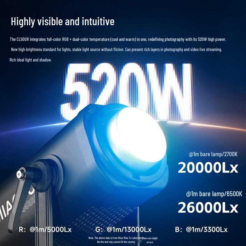 Myto CL500R 520W RGB Full-Color LED Fill Light