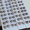 9-10mm Near-Round Flawless Purple Freshwater Edison Pearls, Undrilled Loose Beads.