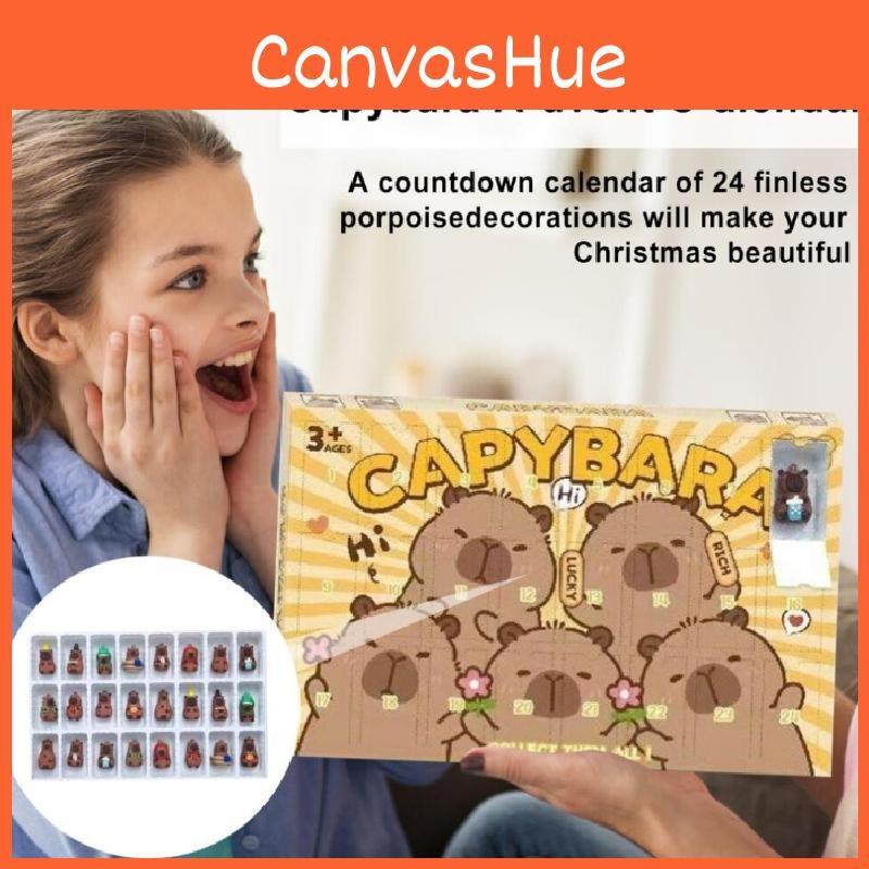 Countdown Weihnachten Wasserschwein Kalender Blind Box Spielfiguren Geschenk Dekorativ