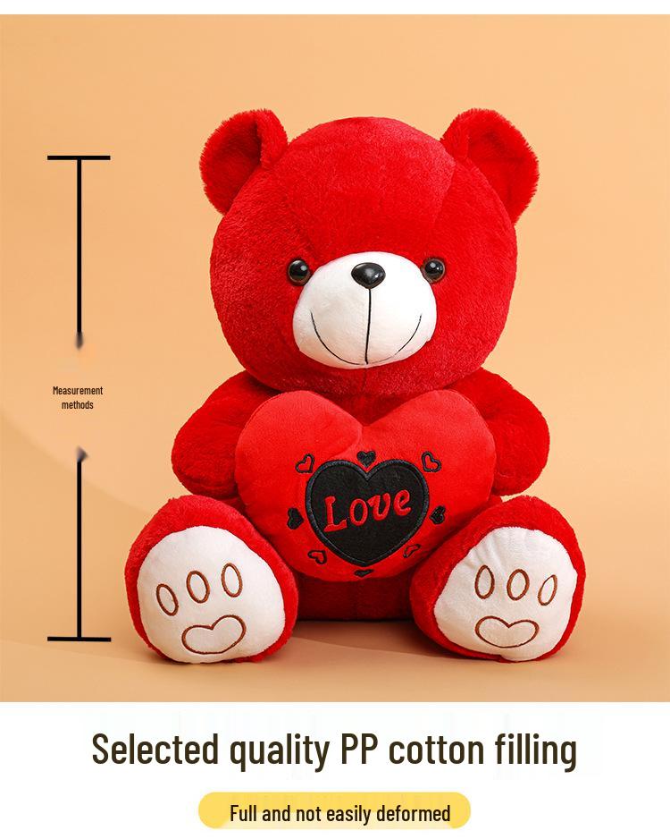 Cartoon Hugging Bear Plush Toy Sleeping Pillow - Gift Claw Machine Cloth Doll