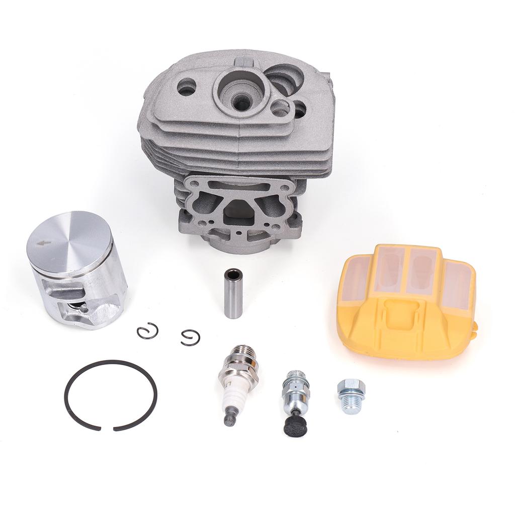 46mm Cylinder Piston Assembly Air Filter Cover Relief Valve Set Fit for Husqvarna 555 560 562 XP