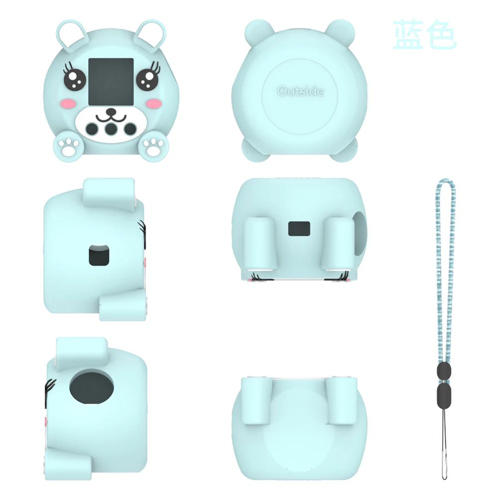 Silicone Protective Case for Punirunes Interactive Digital Toy Cover Shockproof Anti-Drop Skin Sleeve with Lanyard Accessories