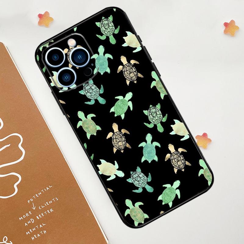 

Sea Turtle Phone Case For iPhone 17 Pro Max 14 11 15 16 Pro Max 13 12 mini 16 Plus 16e 17 Air Funda iPhone 16 Plus