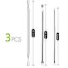 LIKENNY Acne Needle Blackhead Removal and Blackhead Stainless Pore Care Beauty Beauty Supplies Kit, 3-Piece Set, Pusher, Steel, Kit, Tool,