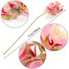 Simulation 3D Phalaenopsis 70cm Cloth and Plastic Artificial Flower Spray for Offices Coffee Houses