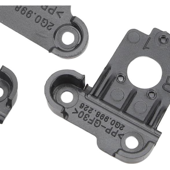 Pyhodi Headlight Tab Repair Kit, Left Right Side Headlight Headlamp Bracket Tab Repair Kits, Aluminium Alloy Simple Installation Scratch Resistant