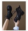 High-Quality 6CM Thick Sole Martin Boots for Women – Autumn 2025 British College Style, Four-Season Wear, Short Boots