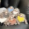 Keychain Pendant Girl Style Plush Doll Charm Soft Stuffed Key Holder Backpack Car Wallet Bag Accessory