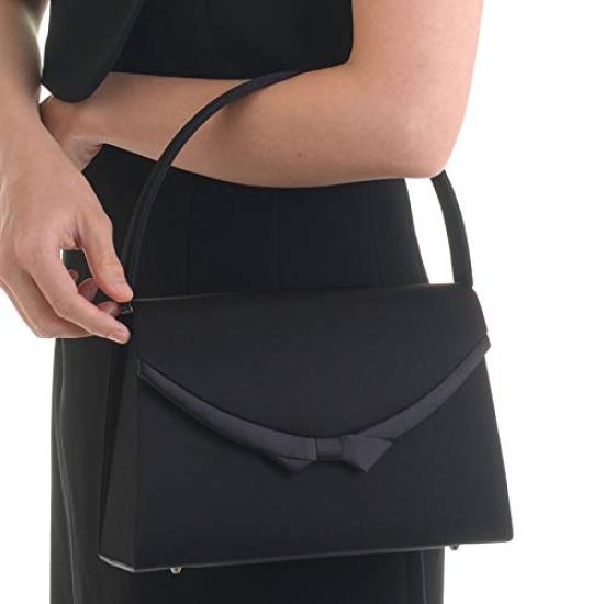 Aurora Black Formal Bag, Cross Black, Water-Repellent, Suitable for Weddings, Funerals, Entrance Ceremonies, Graduations, and Other Ceremonies