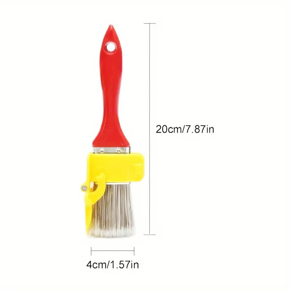 

Кисть для точной покраски кромок Кисть для разделения цветов кромок, портативная прочная легкая щетка для очистки, инструмент для самостоятельной работы по обрамлению стен, потолков 1pc