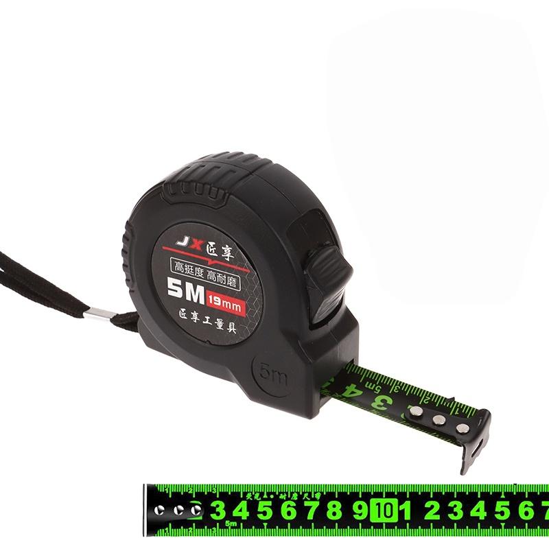 Fluorescence Tape Measure 3/5M Wear Resistant Thickened Portable Tape Measure Steel Tape Measure High Precision Ranging Tool as the picture