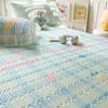 Sleep grid bed skirt style cool silk cooling mat three piece set
