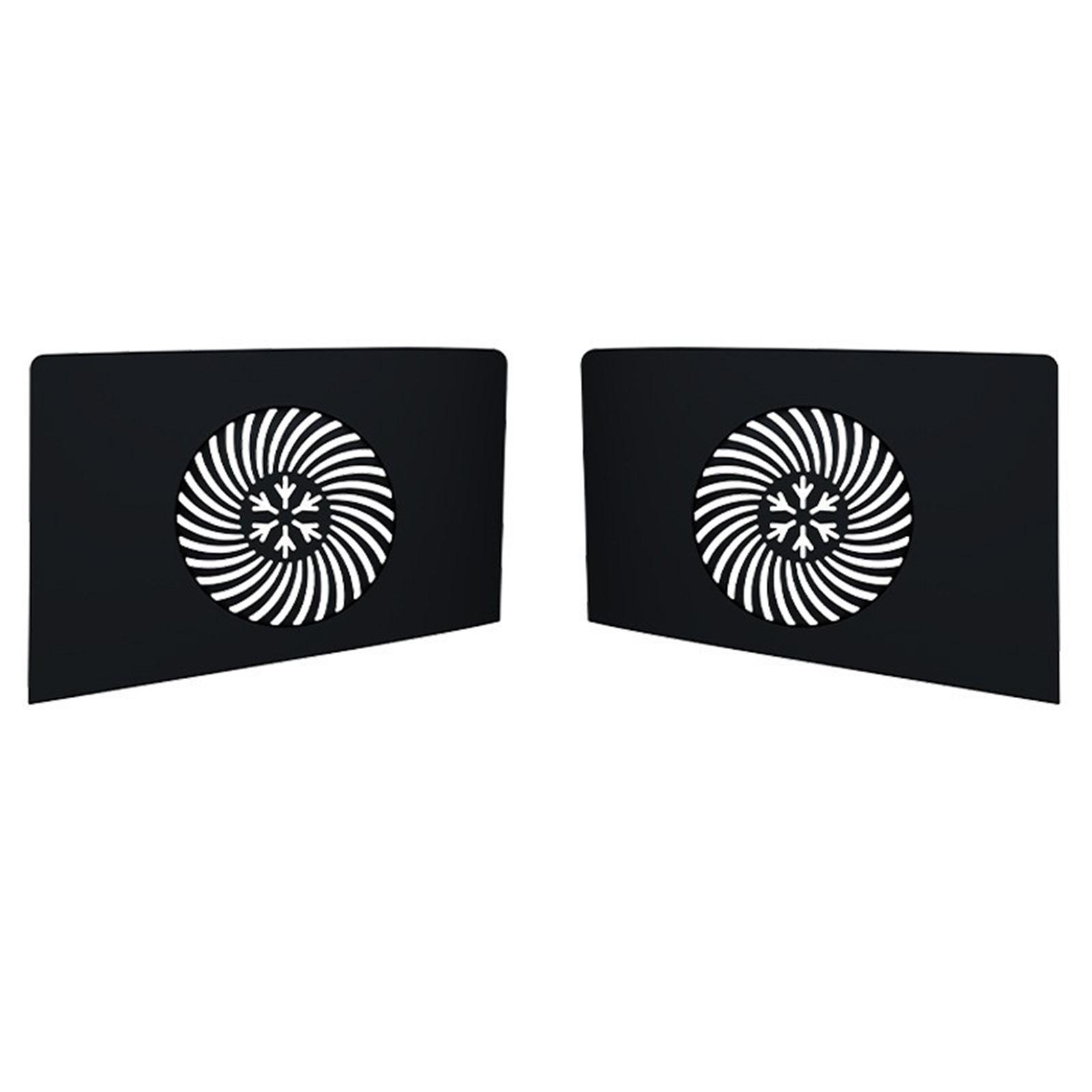 

Console Left and Right Upper Covers with Cooling Vents Shell For PS5 Slim AntiScratch Dustproof Protective Cover чёрный