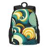 Oil Painting Everyday Backpack Flowers Print Daily Knapsacks Women Men Style Learner Bags Custom Cushy Rucksack
