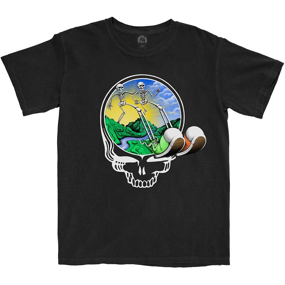 Grateful Dead Unisex Adult Skeles Stepping T-Shirt