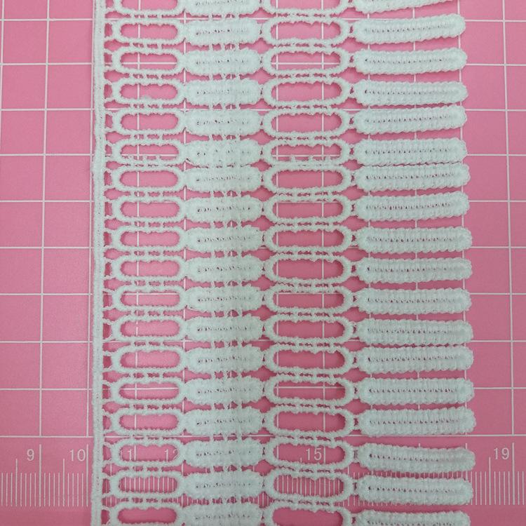 Milk Silk Whisker Water-Soluble Lace White Lace Barcode Women'S Clothing Children'S Clothing Accessories Trim Decoration Embroidery Wide Lace