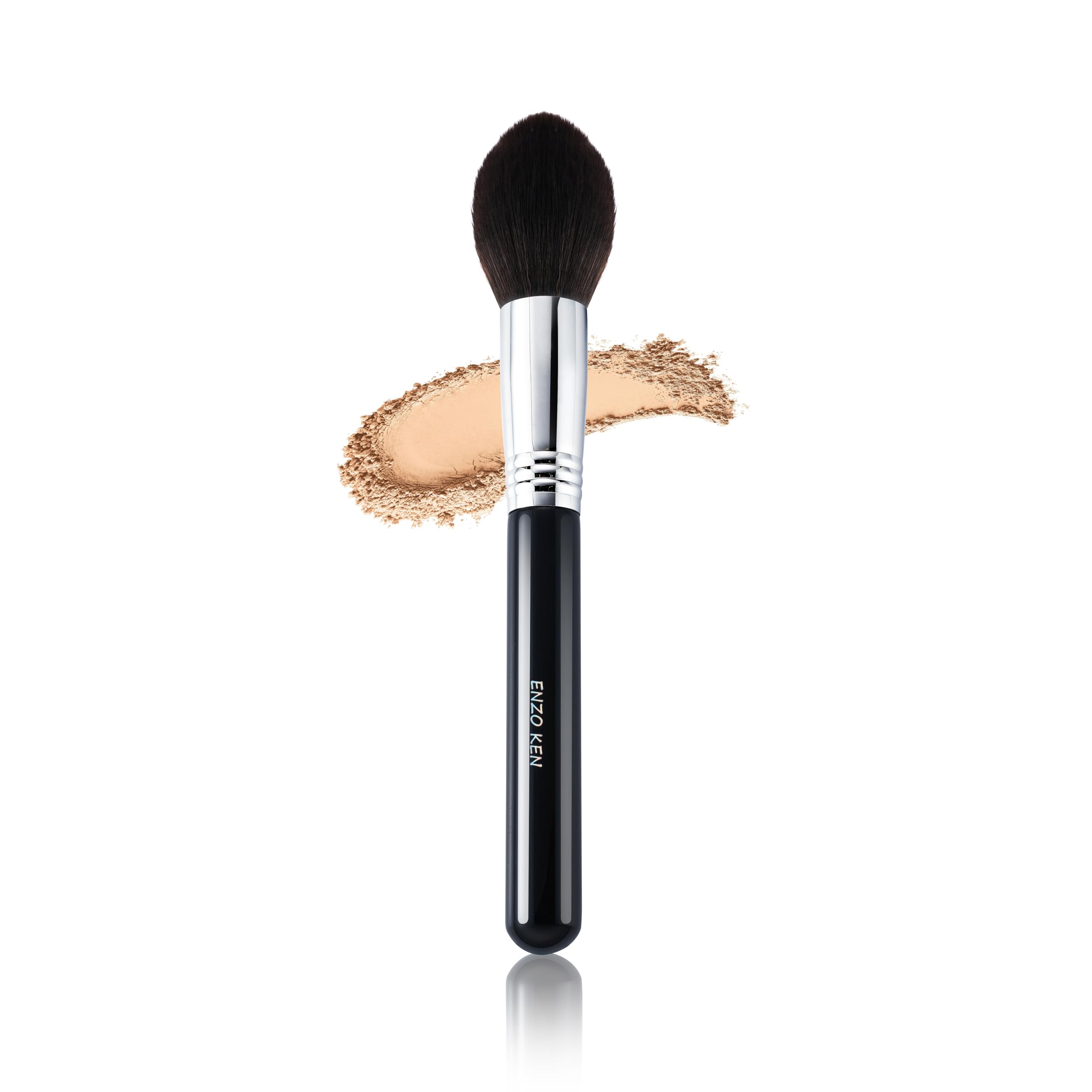 ENZO KEN Powder Brush Set: Highlighter Brush, Contour Brush, Face Blending Brush, Fluffy Blush Brush for Cheeks, Fluorescent Brush for Nose (908B)