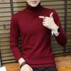 Winter Turtleneck Men's Sweater Korean Version Slim-fit Solid Color Knitted Sweater Men's Bottoming Shirt Men's Clothing
