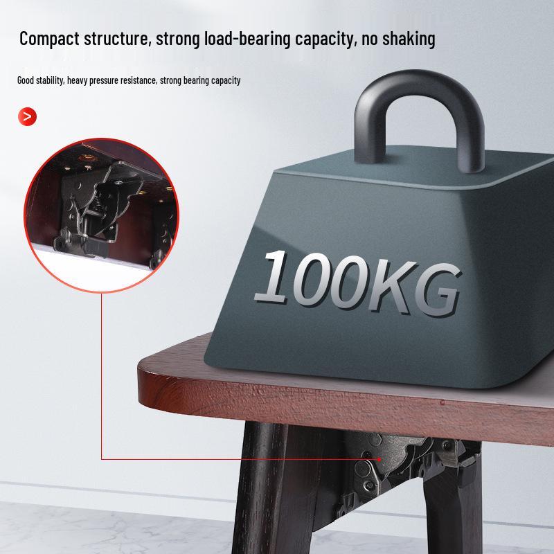 90° Right Angle Self-Locking Folding Hinge for Table or Stool