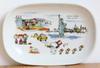 Snoopy Oval New York Set of 2 3870059 Plates, & Switzerland, Designs,