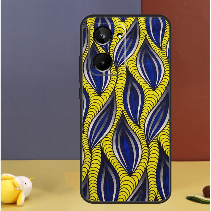 

African Prints Fabric For Realme C71 C75 C55 C53 C67 C61 C33 C63 C51 C65 15 GT7 Pro 10 11 12 13 14 Pro Plus Case Realme 14 Pro Plus