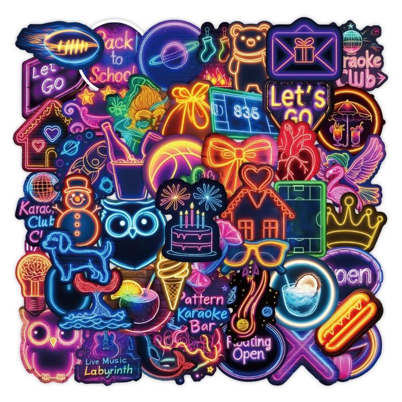 

50 Sheets Graffiti Sticker Scrapbooking Sticker Luggage Sticker Funny Sticker for Phone Laptop Notebook 1